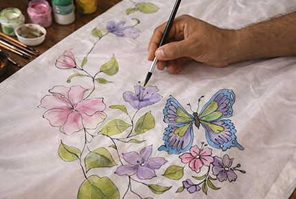 Artisanal Hand-painted